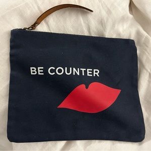 Beautycounter x Parker Thatch wristlet. Never used.